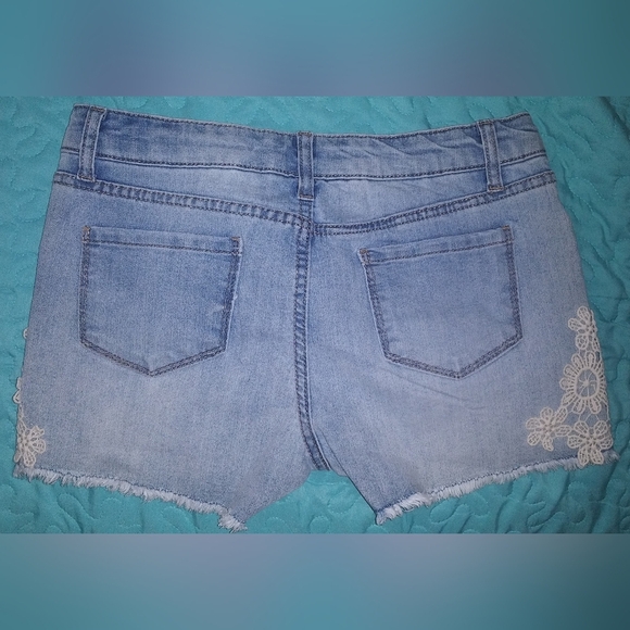 Imperial Blue Star Girls Denim Shorts Size 14 NWT - Picture 3 of 5